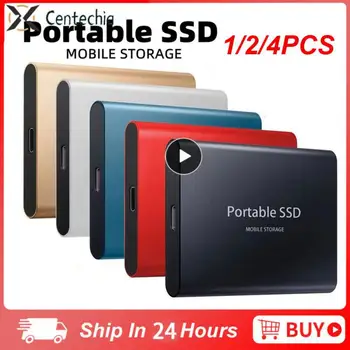 1/2/4pcs yuqori tezlikdagi 1TB SSD 2TB portativ tashqi qattiq holatdagi qattiq disk USB3.1 500gb interfeysi uchun mobil qattiq disk