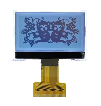26PIN tishli 19296 LCD ekran ST75256 haydovchi ic oq / moviy orqa yorug'lik SPI / Parallel interfeys