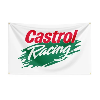 90x50cm Castrollar bayrog'i polyester bosilgan poyga avtomobili dekor uchun Banner-ft Flag Decor, flag Decoration Banner Flag Banner