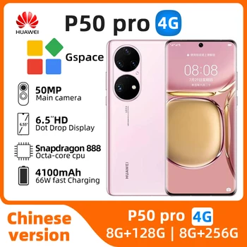 Asl CN versiyasi P50 Pro 4G mobil telefon 6.6 