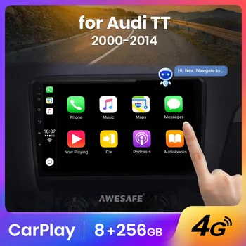Audi TT MK9 uchun AVESAFE px2 2006-2014 avtomobil Radio Multimedia navigatsiya 2 din Android 2din Autoradio CarPlay Stereo