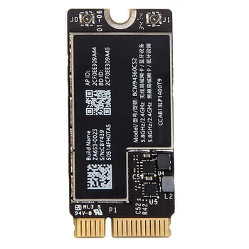 Bcm94360cs2 simsiz simsiz karta Bluetooth 4.0 802.11 havo uchun Ac Hackintosh MacOS 11inch A1465 13inch A1466 2013 MD711LL