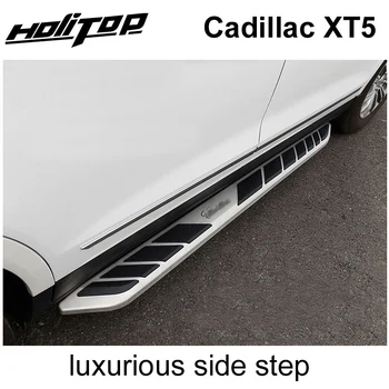Cadillac XT5 2017-2024 uchun yon qadam yugurish taxtasi oyoq qadam pedallari, kafolat sifati, 250 kg yuklashi mumkin, reklama uchun maxsus narx