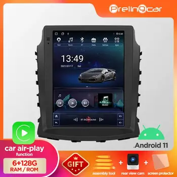 Changan cs10 uchun avtomobil Android 75 radio pleyeri 2013-2017 Multimedia Video GPS Tesla uslubidagi vertikal ekran uchun navigatsiya 6g + 128G