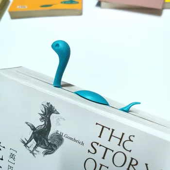 Creative Nessie Bookmark talabalar uchun yoqimli 3D multfilm dinozavr sahifasi markeri maktab ofis materiallari ish yuritish sovg'alari