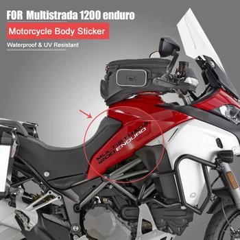 Ducati Multistrada 1200 Enduro aksessuarlari uchun mototsikl stikerlari aks ettiruvchi Dekalli Multistrada 1200 stikeri 2016 2017 2018 2019