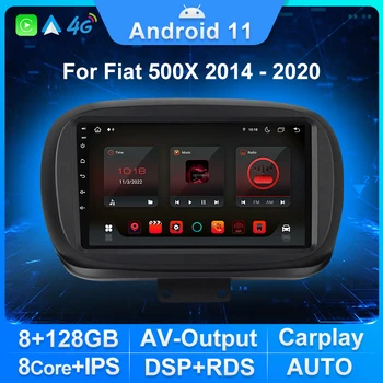 Fiat 500x uchun Carplay AndroidAuto avtomobil Radio uchun 2014 2015 2016 2017 2018 2019 2020 Multimedia Player GPS navigatsiya BT5. 0 Stereo