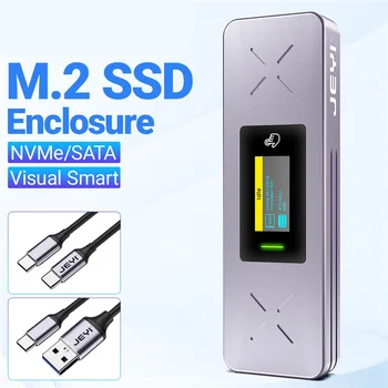 I9x aqlli M. 2 NVMe / SATA SSD devor, USB 3.2 Gen 2 10Gbps, tashqi M2 Adapter ishi qo'llab-quvvatlash M-asosiy B+M asosiy Uasp bezak