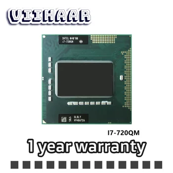 Intel Core i7-720qm i7 720qm SLBLY I7 720qm 1,6 gigagertsli to'rt yadroli 8 ipli protsessor protsessor 6 Vt 45 Vt rozetka G1 / rPGA988A