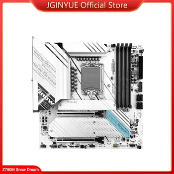 JGINYUE Z790 anakart LGA 1700 qo'llab-quvvatlash Intel 13600k 13900k 13700k 12600K 12900K CPU overclock DDR4 PCIE5.0 Z790 qor tush