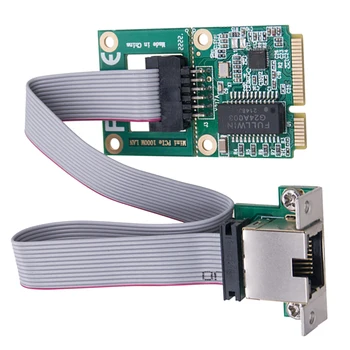 Kompyuter uchun mini PCI-E tarmoq kartasi RTL8111H Gigabit Ethernet nic Adapter RJ45 Port Mini PCI Express Gigabit Ethernet kartasi