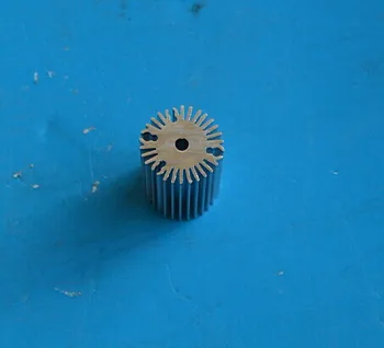LED chiroq kungaboqar alyuminiy Radiator 1~9 Vt diametri 20,5 mm, ichi bo'sh 3,5 mm, yuqori 50 mm LED sovutgich
