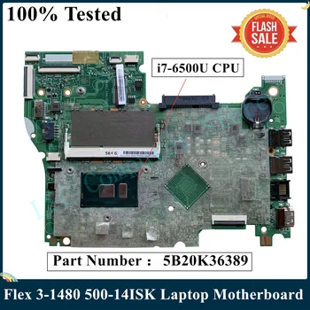 LSC Lenovo Flex uchun yangilangan 3-1480 500-14isk i7-6500U CPU 5b20k36389 anakart bilan Laptop anakart