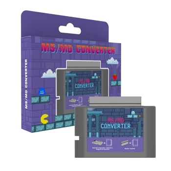 Megedrive uchun Master tizimi uchun Ibtido Hyperdrive uchun 1-5PC MS to MD Game Burner Card Game Card Converter Game Video kassetasi