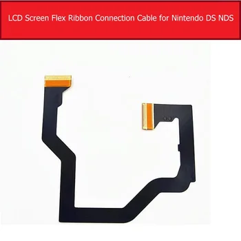 Nintendo DS NDS LCD displeyi uchun 100% Original haqiqiy LCD displey Flex kabeli Flex Ribbon kabelini almashtirish ta'mirlash qismlarini ulang