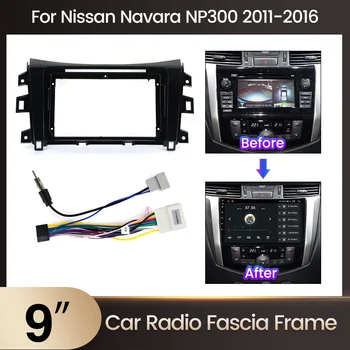 Nissan Navara uchun 10inch avtomobil Radio fasya Fit 2014-2015 Audio Stereo DVD pleer o'rnatish Surround Trim Panel ramka no'xat
