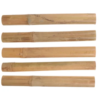 O'simliklar uchun 5 dona bambuk qoziqlar yopiq o'simliklar uchun bambuk o'simlik panjarasi bog ' bambuk naychalari bezaklari