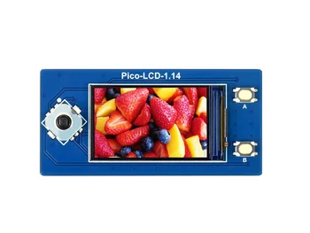 Raspberry Pi Pico uchun to'lqinli 1,14 dyuymli LCD displey moduli, 65k RGB ranglari, 240 RGB 135 piksel, SPI interfeysi