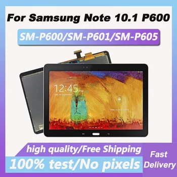 Samsung Note uchun displey 10.1 2014 P600 P601 P605 Samsung Note uchun LCD sensorli ekran Digitizer 10.1 ko'rsatish