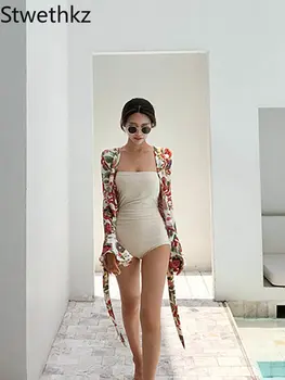 Stvetkz Ayollar Bikinisi Qattiq Slim Fit Yengsiz Mayo Qorin Qopqog'i Moda Sexy Mayo 2022 Yangi Kelgan Ayol Kiyimlari
