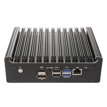 SZBOX 7505 yumshoq Router pfSense xavfsizlik devori Appliance Support Dual DDR4 3200mhz M2_2280 NVME SSD I226 ikki tomonlama displeyli mini kompyuter