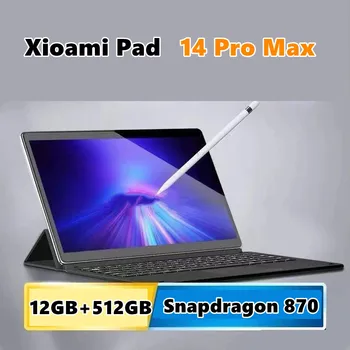Tab 14 Pro Max 2024 planshet Android 12 11 dyuymli Snapdgon 870 IPS displey planshet 12GB 512GB planshetlar kompyuter Global versiyasi 5G Pad Pro