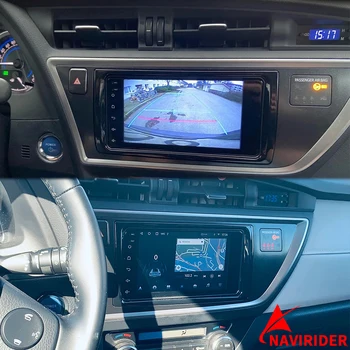 Toyota Auris gibrid uchun 128GB avtomobil Stereo navigatsiya 2013 2014 Android 13 Autoradio 2din avtomobil Raido ramka futbolchi Bosh birligi bilan