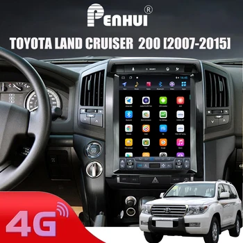 Toyota Land Cruiser uchun Android avtomobil DVD 200 (2007-2015) avtomobil Radio Multimedia Video Player navigatsiya GPS Android 10.0 double din