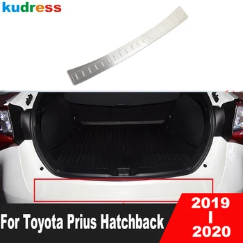 Toyota Prius 2019 2020 Hatchback Chelik Avtomobil Tashqi Bagaj Eshigi Sill Pleyt Guard Aksessuarlar Uchun Orqa Magistral Bamper Qopqog'i Trim