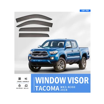 Toyota Tacoma N300 2016 Uchun Oyna Visor Shamol Deflektorlari Visorlar Shamollatish Soyalari Yomg'ir Qo'riqchisi Soyalar Visor Ventvisor