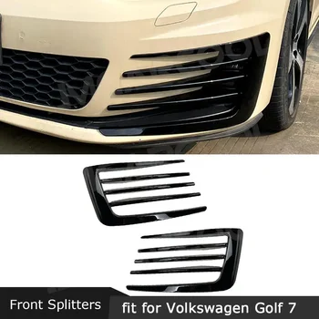 Volksvagen uchun golf 7 MK7 GTI 2013 2014 2015 2016 avtomobil aksessuarlari Old shamol pichog'i bamper Tumanli yorug'lik panjarasi qopqog'i Trim stikeri